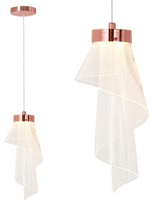 Zrcalna stropna svjetiljka Rose Gold APP1765-1CP