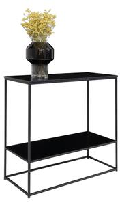 Crni pomoćni stol s crnom pločom stola 80x36 cm Vita – House Nordic