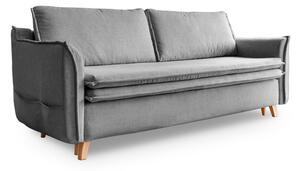 Siva sklopiva sofa 225 cm Charming Charlie – Miuform