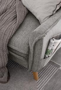 Siva sklopiva kutna garnitura (s desnim kutom) Charming Charlie – Miuform