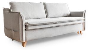 Krem sklopiva sofa 225 cm Charming Charlie – Miuform