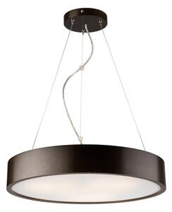 Tamno smeđa viseća svjetiljka sa staklenim sjenilom ø 47 cm Eveline – LAMKUR