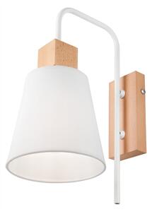 Bijela zidna lampa ø 15 cm Enrico – LAMKUR