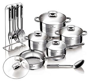 Blaumann Gourmet 17u1 set inox posuđa