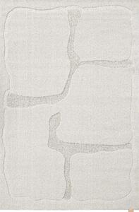 Svijetlo sivi vunen tepih 200x300 cm Morphic Organica – Agnella