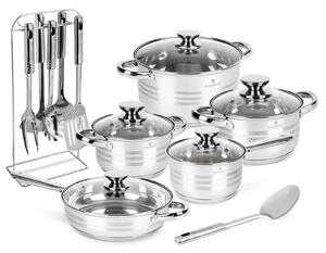 Blaumann Gourmet 17u1 set inox posuđa