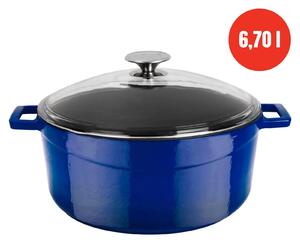 Lava Glaze okrugli Dutch oven sa staklenim poklopcem