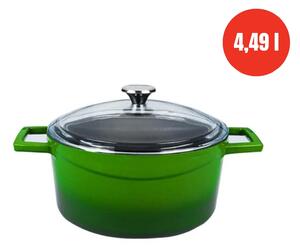 Lava Glaze okrugli Dutch oven sa staklenim poklopcem