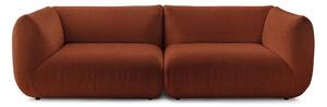 Narančasta samt sofa 260 cm Lecomte - Bobochic Paris
