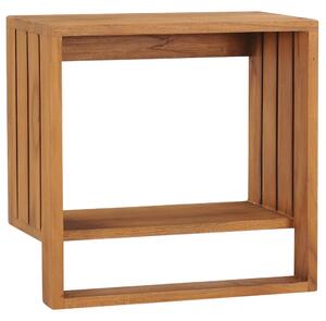 VidaXL Zidni stalak za ručnike 35 x 20 x 35 cm od masivne tikovine