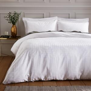 Bijela posteljina za krevet za jednu osobu od pamučnog satena 135x200 cm - Bianca