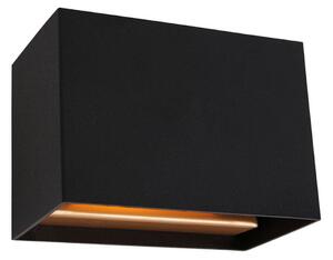 Steinhauer LED zidna svjetiljka Muro 3365, crna, kvadratna, G9, 2700 K, prigušiva, Crno, Dnevni boravak/blagovaonica, Metal, Zidna utičnica iznad/dolje
