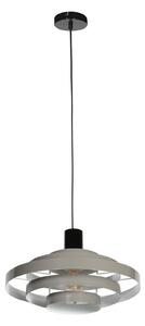 Steinhauer Viseća svjetiljka Halo Cirque, siva, metalna, Ø 50 cm, E27, prigušiva, Sivo, Dnevni boravak/blagovaonica, Metal