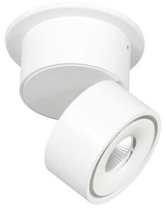 Steinhauer LED stropni reflektor Fez, bijeli, 1 žarulja, metalni, okretni, prigušiva, Bijela, Dnevni boravak/blagovaonica, Metal
