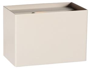 Steinhauer Muro 3365 zidna svjetiljka, krem boje, kvadratna, G9, 2700 K, prigušiva, Bež, Dnevni boravak/blagovaonica, Metal, Zidna utičnica iznad/dolje