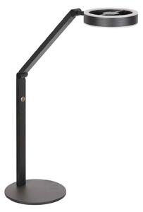 Steinhauer LED stolna lampa Ringlux, crna, metalna, podesiva, prigušiva, Crno, Dnevni boravak/blagovaonica, Metal