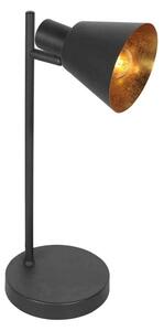 Steinhauer Stolna lampa Oeroe, 1 žarulja, crna, metalna, E14, Crno, Dnevni boravak/blagovaonica, Metal