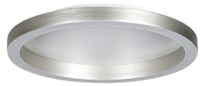 Steinhauer Ringlux LED stropna svjetiljka, čelično siva, Ø 40 cm, metalna, 2700 K, prigušiva, Metalik, Dnevni boravak/blagovaonica, Metal
