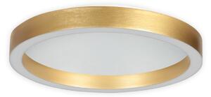 Steinhauer Ringlux LED stropna svjetiljka, zlatne boje, Ø 40 cm, metal, 2700 K, prigušiva, Zlato / mjed, Dnevni boravak/blagovaonica, Metal