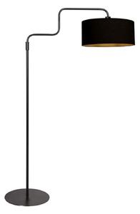 Steinhauer Bloeba podna lampa, crna i zlatna, visina 165 cm, cicanasta boja, Crno, Dnevni boravak/blagovaonica, Metal