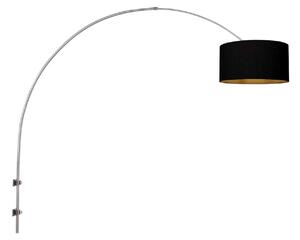 Steinhauer Zidna lampa Sparkled Light, čelik/crno-zlatna, projekcija 175 cm, prigušiva, Metalik, Dnevni boravak/blagovaonica, Metal