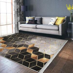 Tepih u sivo-zlatnoj boji 160x230 cm - Mila Home