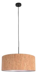Steinhauer Viseća lampa Sparkled Light, smeđa, Ø 50 cm, pluto, prigušiva, Smeđa / hrđa, Dnevni boravak/blagovaonica, Ostalo