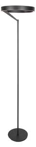 Steinhauer Mykty LED podna lampa, crna, visina 170 cm, metalna, 2 žarulje. CCT, prigušiva, Crno, Dnevni boravak/blagovaonica, Metal