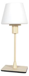 Steinhauer Ancilla stolna lampa, krem, visina 33 cm, metal, staklo, E14, Bijela, Dnevni boravak/blagovaonica, Staklo