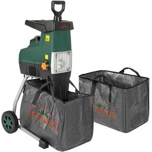 Vrtna sjeckalica/drobilica DIOX+2x vreća 60l, 3100W crno/zelena Gardebruk