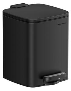 Kupaonska kanta za otpad NORD, 6 l, crna SongmicsHome