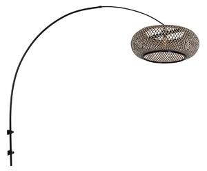 Steinhauer Sparkled Light 4405ZW zidna svjetiljka, crna/crni bambus, E27, Crno, Dnevni boravak/blagovaonica, Metal