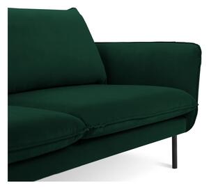 Tamno zeleni baršunasti kauč 230 cm Vienna - Cosmopolitan Design