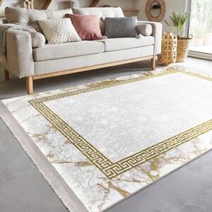 Tepih u bijelo-zlatnoj boji 160x230 cm - Mila Home