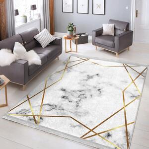 Tepih u bijelo-zlatnoj boji 160x230 cm - Mila Home