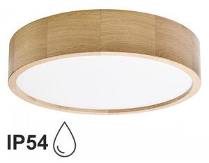 Stropna svjetiljka za kupaonicu CLEO 3xE27/24W/230V IP54 pr. 37,5 cm hrast