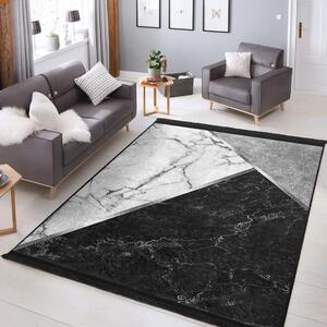 Bijelo-crni tepih 80x150 cm - Mila Home