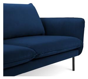 Plavi baršunasti kauč 200 cm Vienna - Cosmopolitan Design