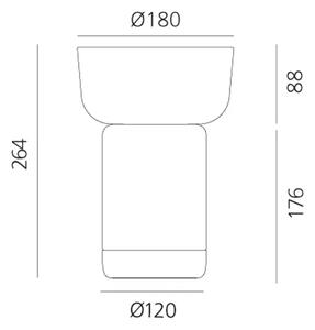 BONTA STOLNA LAMPA CRVENA AR0150240A