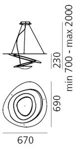 PIRCE MINI LUSTER ARTEMIDE AR1237010A