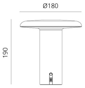 Takku STOLNA LAMPA ANODIZIRANA PLAVA AR0151050A