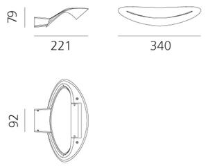 MESMERI ZIDNA SVJETILJKA ARTEMIDE R7s AR0916010A