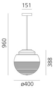 VITRUVIO VISILICA CRNA 21W 1399lm AR1263030A