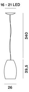 BUDS 1 VISILICA BIJELA FOSCARINI FN278071E_12