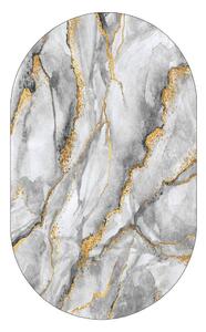 Tepih u sivo-zlatnoj boji 80x120 cm - Rizzoli