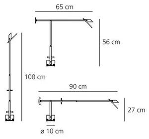 TIZIO STOLNA LAMPA CRNA GY6.35 MAX 2,5W AR005010