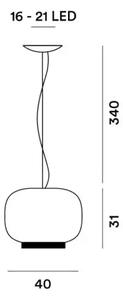 FOSCARINI CHOUCHIN 1 VISILICA LED BIJELA FN210071L_11