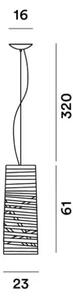 FOSCARINI TRESS MALA VISILICA BIJELA FN182027_10