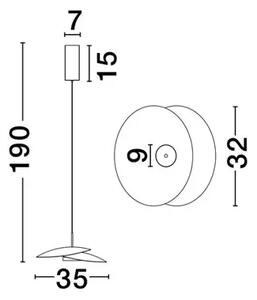 OLEA VISILICA LED/3000K/16W/537Lm/BIJELA NL9580694