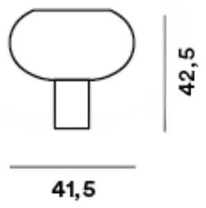 FOSCARINI BUDS 2 STOLNA LAMPA SIVA FN278012_24